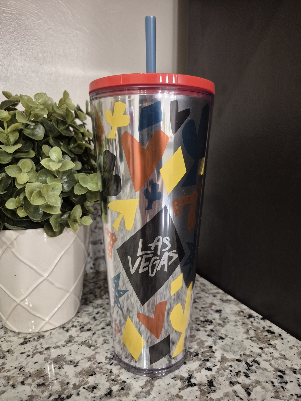 Starbucks Las Vegas 777 Cold Cup Tumbler 24 Oz